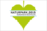 Logo des Landeswettbewerbs "Naturpark.2015.Nordrhein-Westfalen".